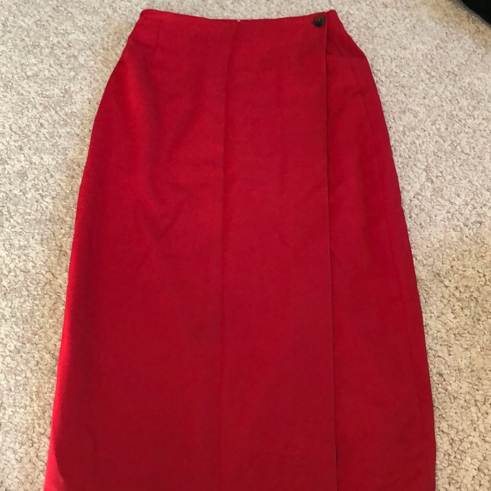Kenar Red Skirt Size 10